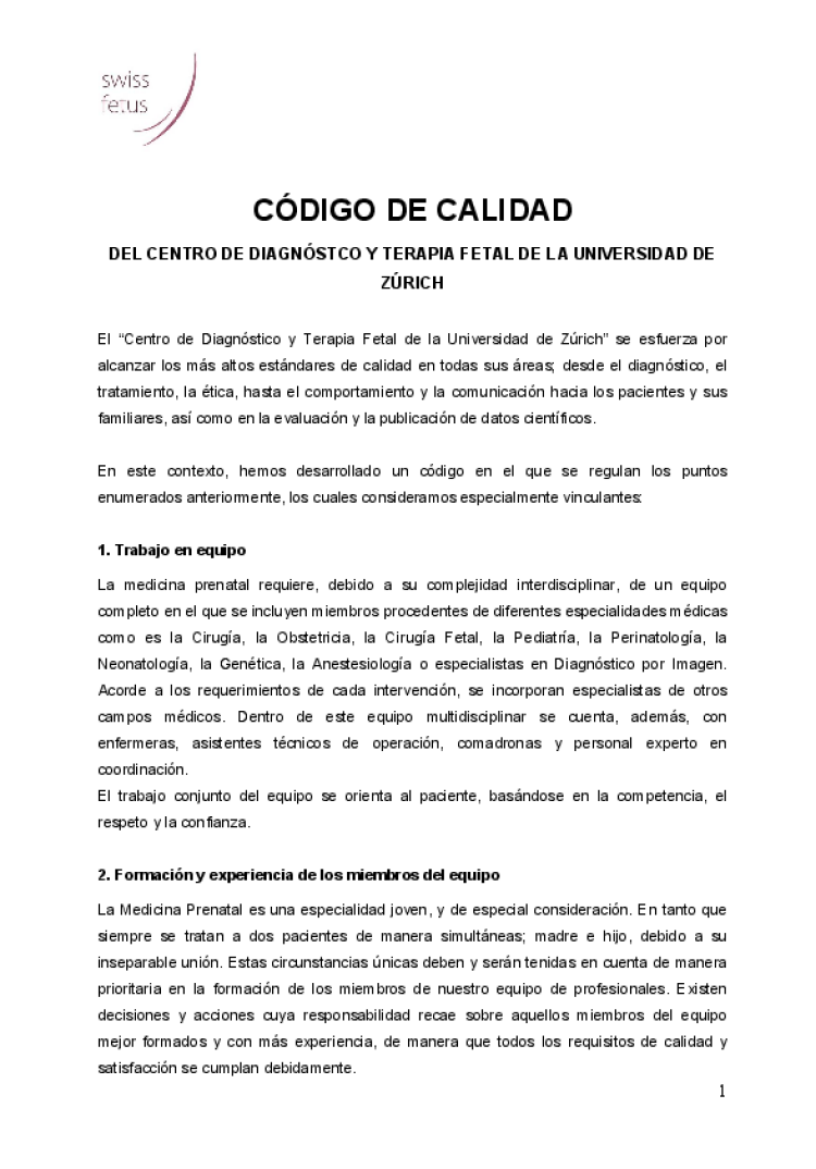 qualitätskodex spanisch unterschrieben