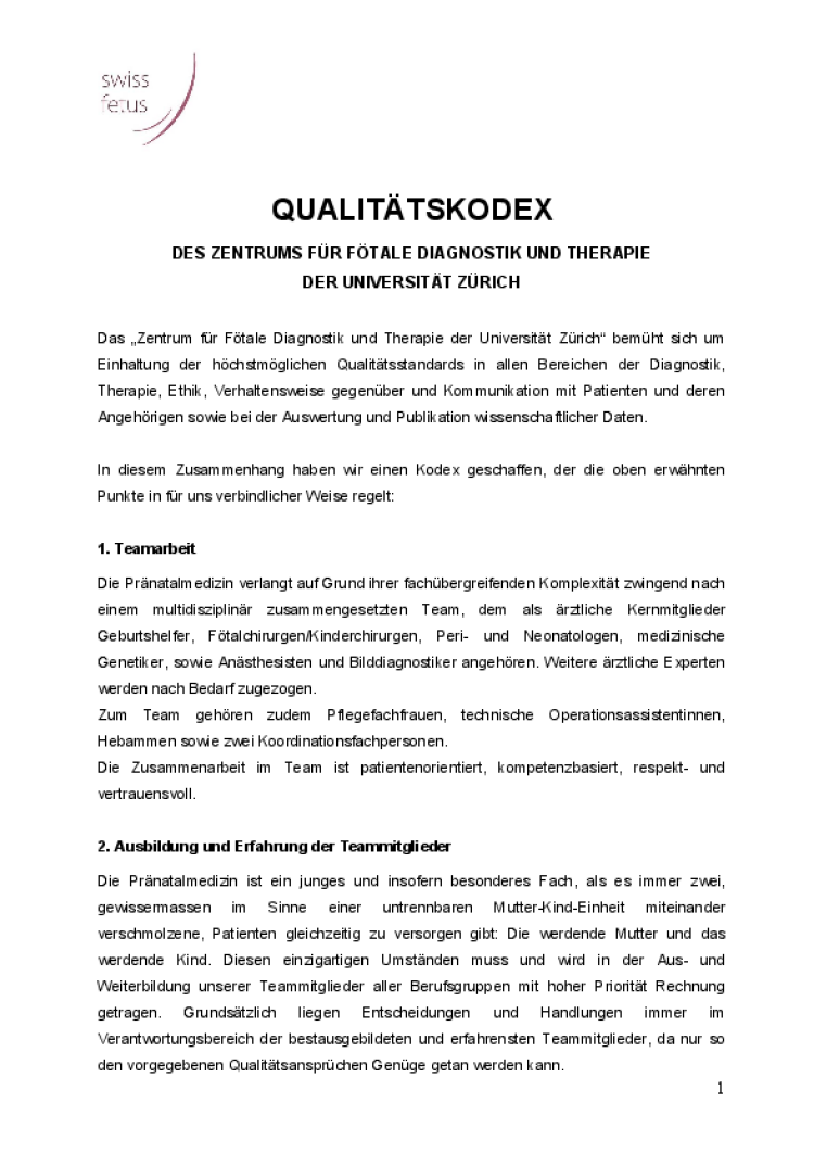 qualitätskodex deutsch unterschrieben